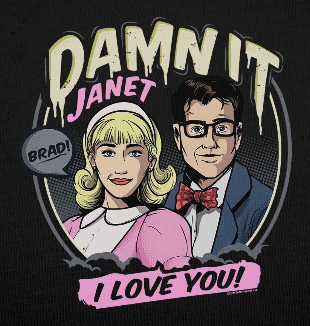 Rocky Horror Show Damn It Janet I Love You Women's T-Shirt-Rocky Horror Merch Store