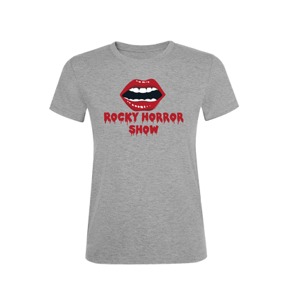 Rocky Horror Show Open Glossy Lips Women's T-Shirt-Rocky Horror Merch Store