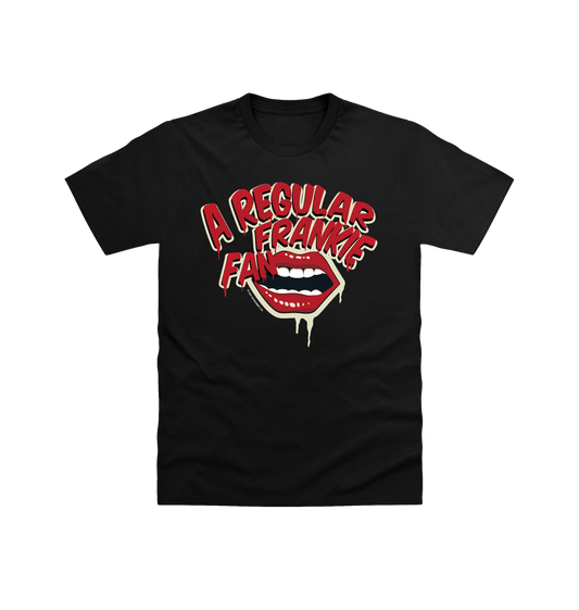 Rocky Horror Show A Regular Frankie Fan Mouth Adult T-Shirt-Rocky Horror Merch Store