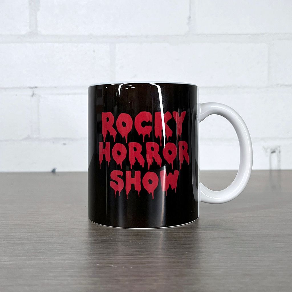 Rocky Horror Show Lips & Classic Text Logo Mug-Rocky Horror Merch Store