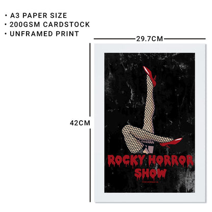 Rocky Horror Show Legs A3 Print-Rocky Horror Merch Store