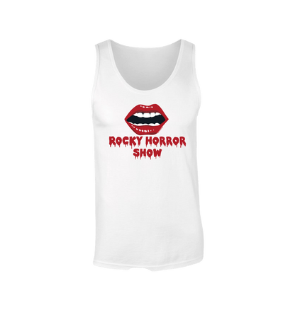 Rocky Horror Show Open Glossy Lips Adult Vest-Rocky Horror Merch Store