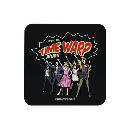 Rocky Horror Show Lineup Time Warp Wooden Single Coaster-Rocky Horror Merch Store