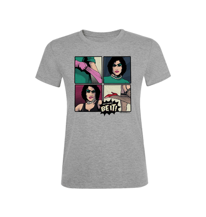 Rocky Horror Show Frank N Furter Don't Dream Be It Pop Art Women's T-Shirt-Rocky Horror Merch Store