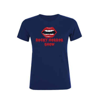 Rocky Horror Show Open Glossy Lips Women's T-Shirt-Rocky Horror Merch Store