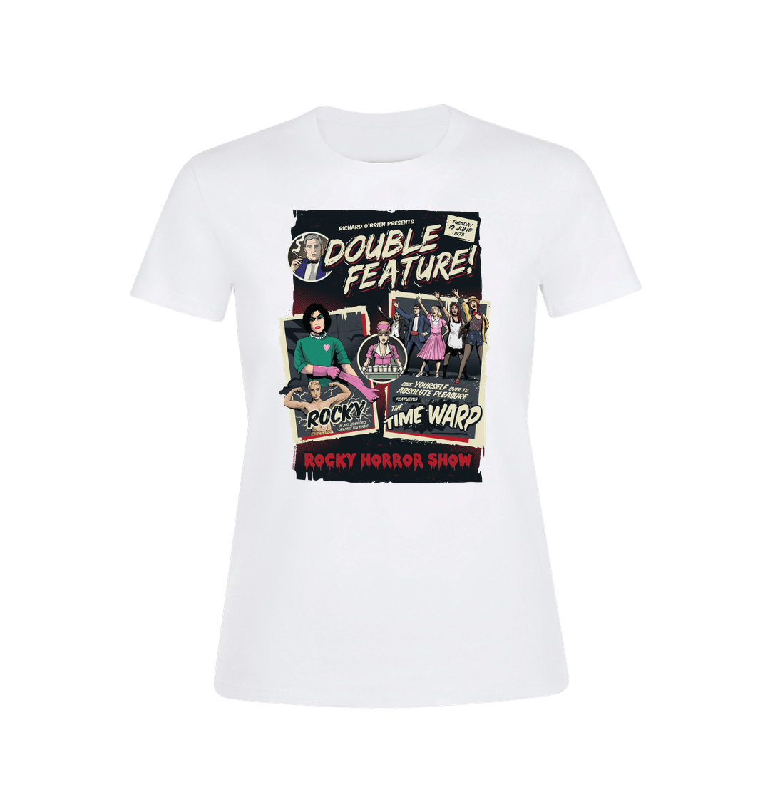 Rocky Horror Show Double Feature Posters Women's T-Shirt-Rocky Horror Merch Store