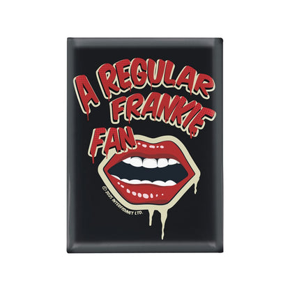 Rocky Horror Show Lips A Regular Frankie Fan Glass Fridge Magnet-Rocky Horror Merch Store