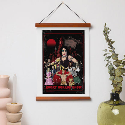 Rocky Horror Show Dr Frank N Furter & Co Castle Background A4 Print-Rocky Horror Merch Store