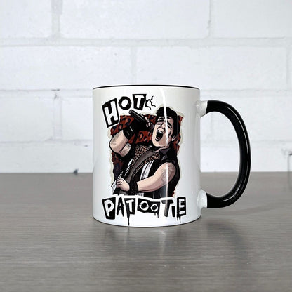 Rocky Horror Show Black Logo Eddie Hot Patootie Two Colour Mug-Rocky Horror Merch Store