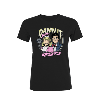 Rocky Horror Show Damn It Janet I Love You Women's T-Shirt-Rocky Horror Merch Store