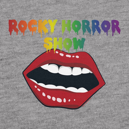 Rocky Horror Show Open Mouth Pride Logo Adult T-Shirt-Rocky Horror Merch Store