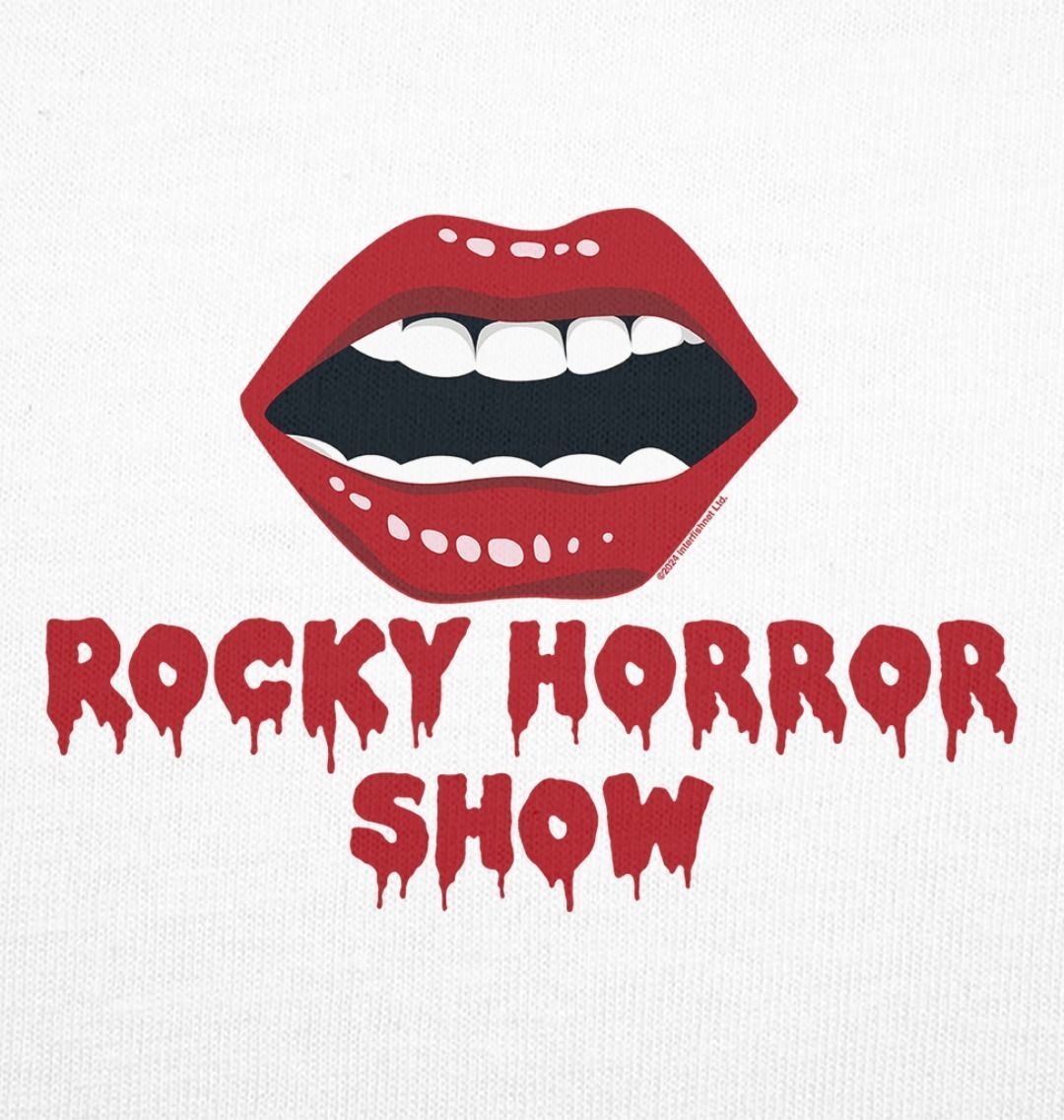 Rocky Horror Show Open Glossy Lips Adult T-Shirt-Rocky Horror Merch Store