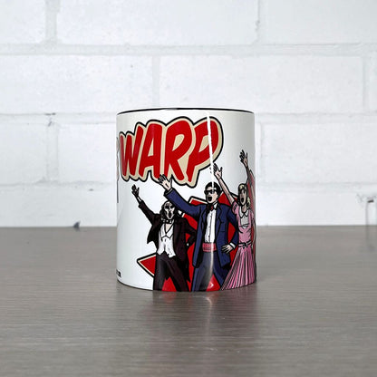 Rocky Horror Show Let's Do The Time Warp Again Character Wrap Around Two Colour Mug-Rocky Horror Merch Store