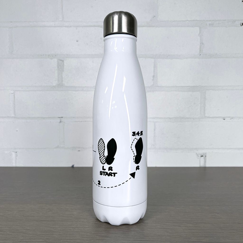 Rocky Horror Show Time Warp Dance Steps Insulated Stainless Steel Water Bottle-Rocky Horror Merch Store