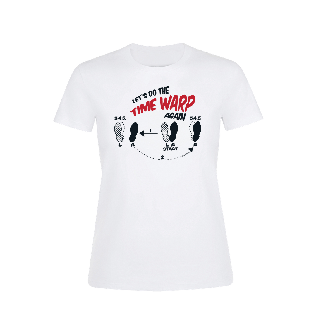 Rocky Horror Show Let's Do The Time Warp Again Women's T-Shirt-Rocky Horror Merch Store