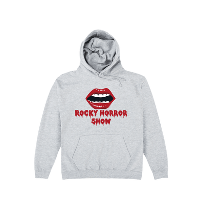 Rocky Horror Show Open Glossy Lips Adult Hooded Sweatshirt-Rocky Horror Merch Store