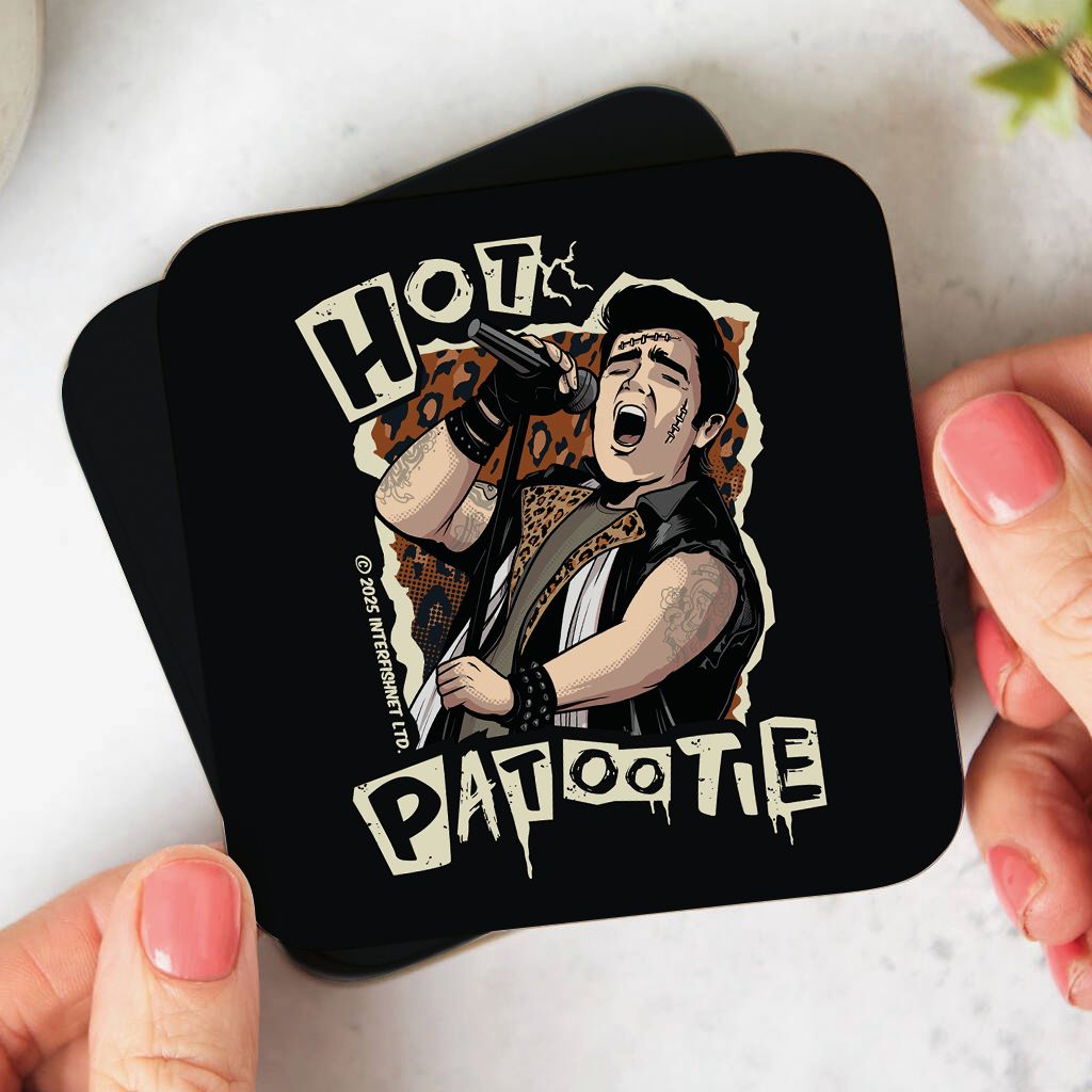 Rocky Horror Show Hot Patootie Eddie Wooden Single Coaster-Rocky Horror Merch Store