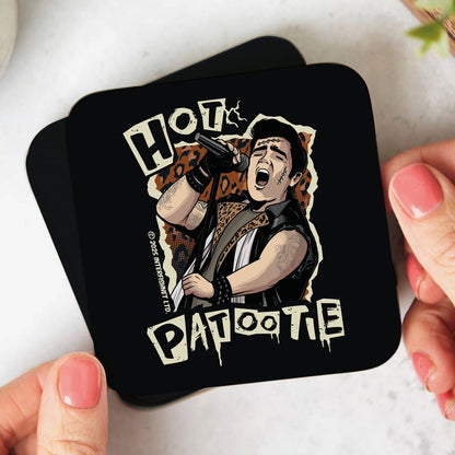 Rocky Horror Show Hot Patootie Eddie Wooden Single Coaster-Rocky Horror Merch Store