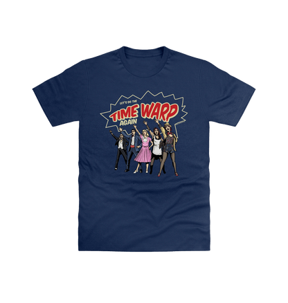 Rocky Horror Show Time Warp Lineup Adult T-Shirt-Rocky Horror Merch Store