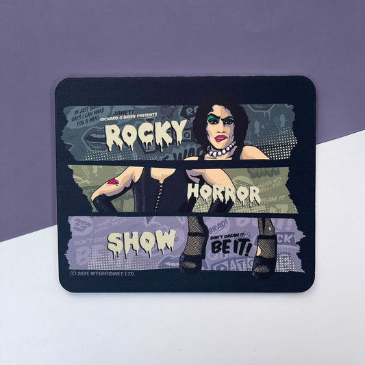 Rocky Horror Show Frank N Furter Don't Dream It Be It Mouse Pad-Rocky Horror Merch Store