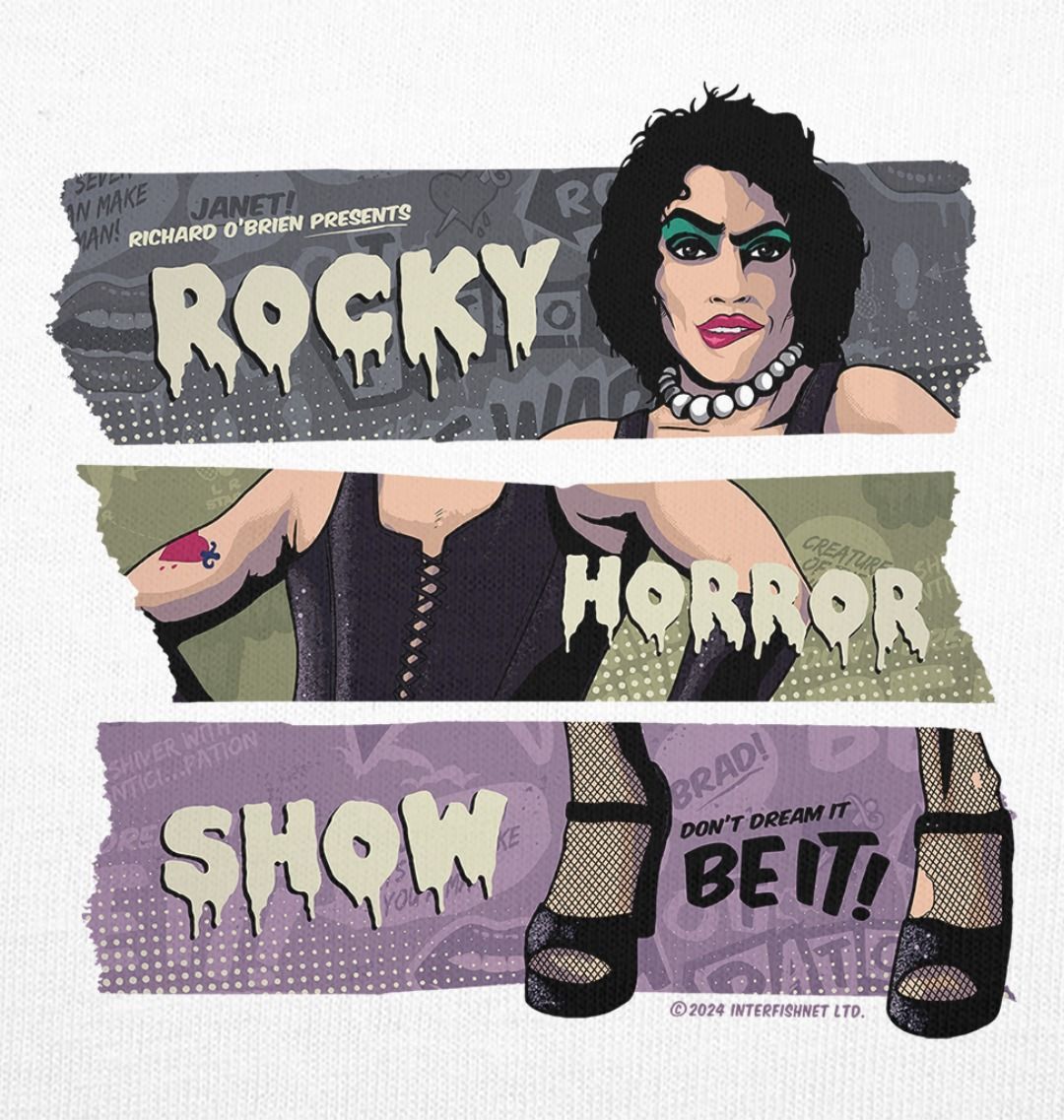 Rocky Horror Show Don't Dream It Be It Dr Frank N Furter Adult T-Shirt-Rocky Horror Merch Store