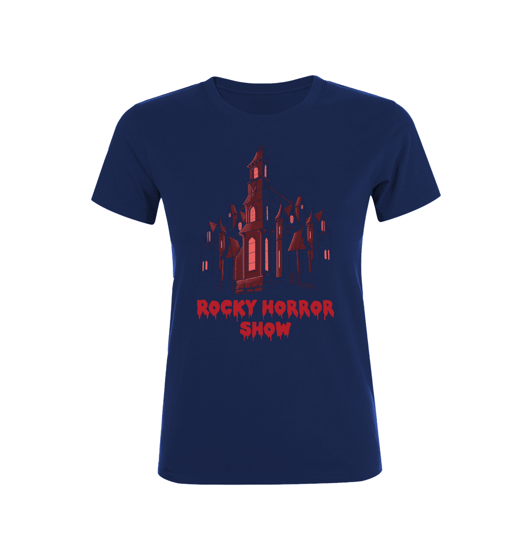 Rocky Horror Show Dr Frank N Furter's Mansion Women's T-Shirt-Rocky Horror Merch Store