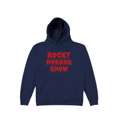 Rocky Horror Show Main Title Block Adult Hooded Sweatshirt-Rocky Horror Merch Store