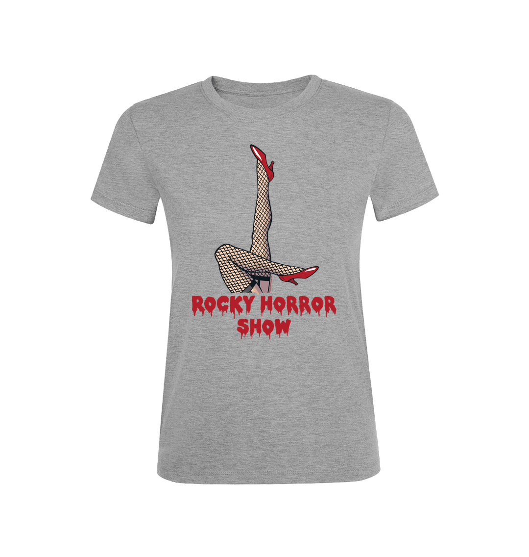 Rocky Horror Show Legs Up Logo Women's T-Shirt-Rocky Horror Merch Store