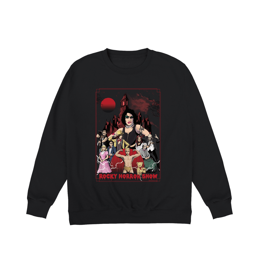 Rocky Horror Show Poster Art Sweatshirt-Rocky Horror Merch Store