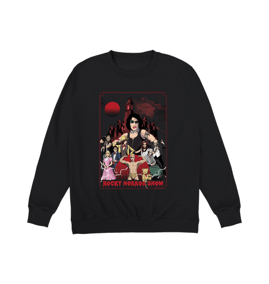 Rocky Horror Show Poster Art Sweatshirt-Rocky Horror Merch Store