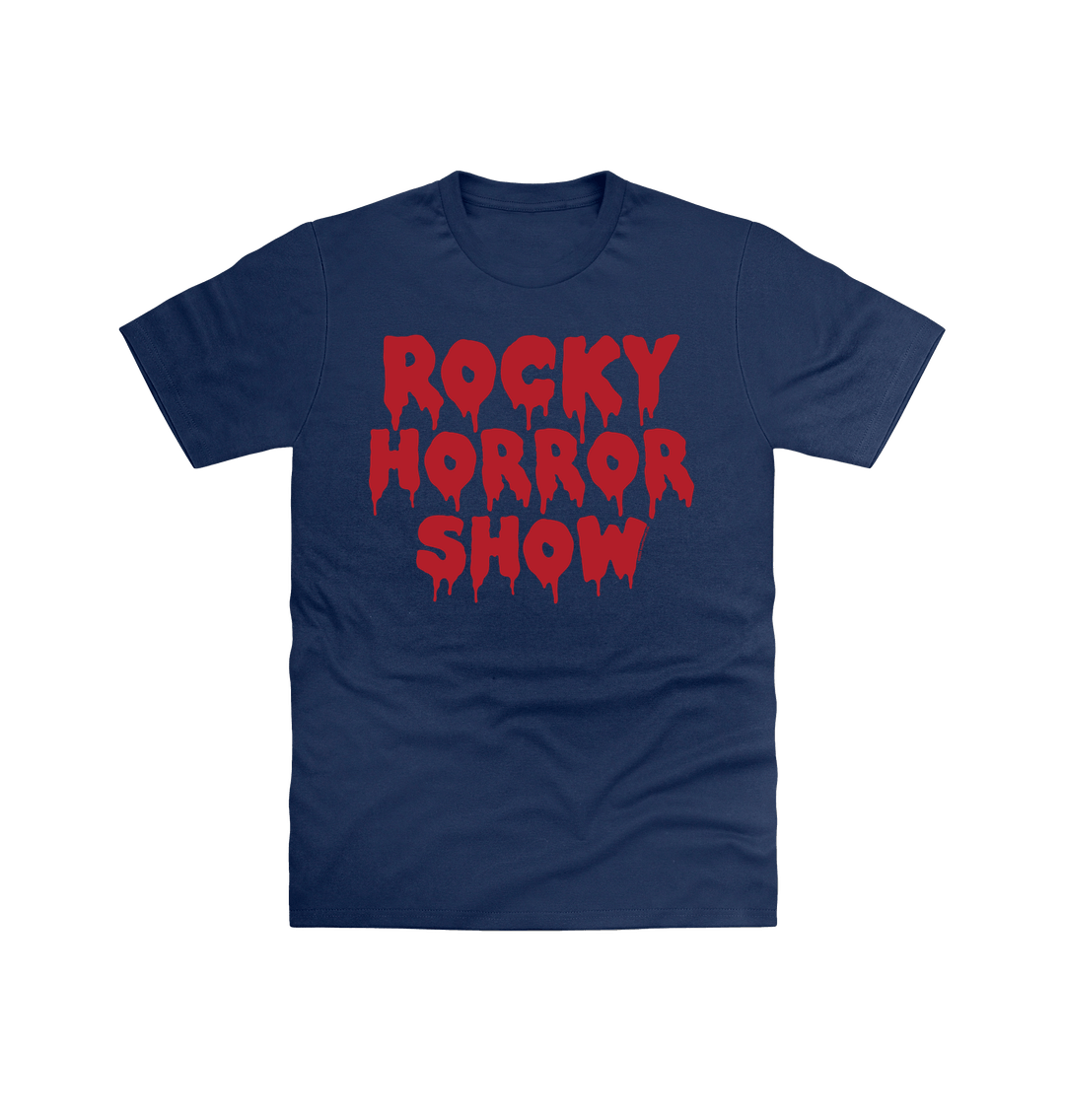 Rocky Horror Show Main Title Block Adult T-Shirt-Rocky Horror Merch Store