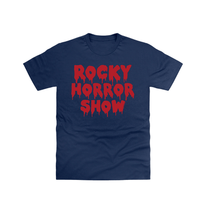 Rocky Horror Show Main Title Block Adult T-Shirt-Rocky Horror Merch Store