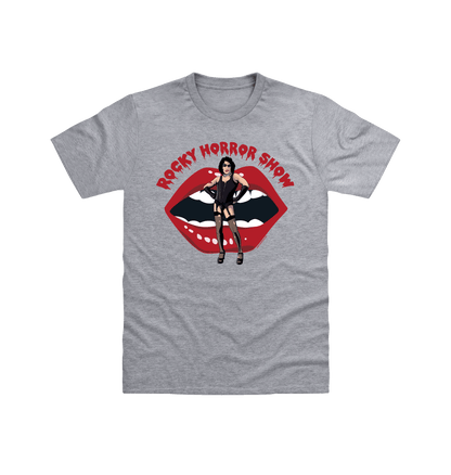 Rocky Horror Show Dr Frank N Furter Mouth Logo Adult T-Shirt-Rocky Horror Merch Store