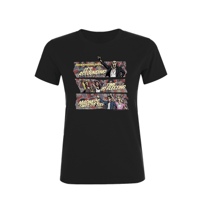 Rocky Horror Show Time Warp Lyrics Women's T-Shirt-Rocky Horror Merch Store