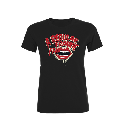 Rocky Horror Show A Regular Frankie Fan Mouth Women's T-Shirt-Rocky Horror Merch Store