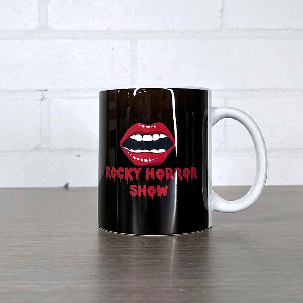 Rocky Horror Show Text Logo & Mouth Mug-Rocky Horror Merch Store