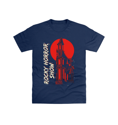 Rocky Horror Show Castle Silhouette Adult T-Shirt-Rocky Horror Merch Store