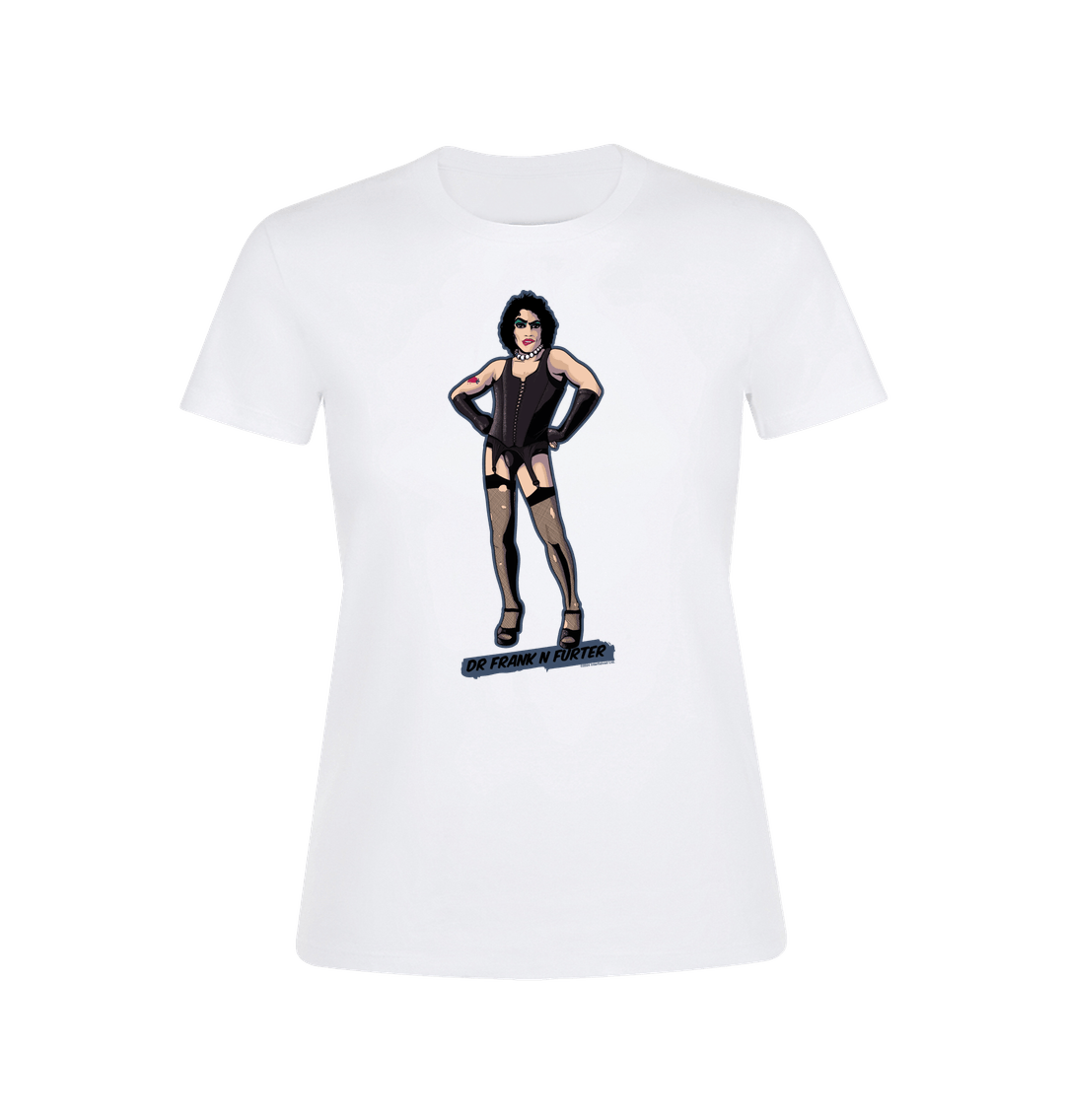 Rocky Horror Show Dr Frank N Furter Tights And Heels Women's T-Shirt-Rocky Horror Merch Store