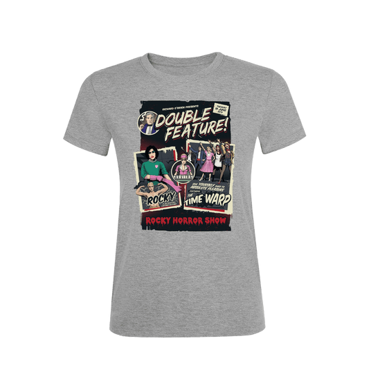 Rocky Horror Show Double Feature Posters Women's T-Shirt-Rocky Horror Merch Store