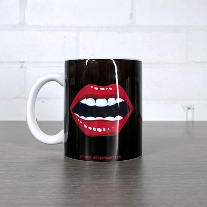 Rocky Horror Show Lips & Classic Text Logo Mug-Rocky Horror Merch Store