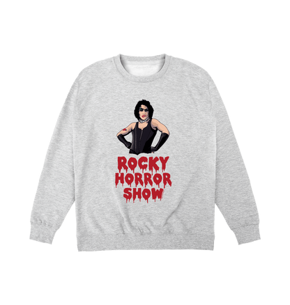 Rocky Horror Show Dr Frank N Furter Logo Pose Adult Sweatshirt-Rocky Horror Merch Store