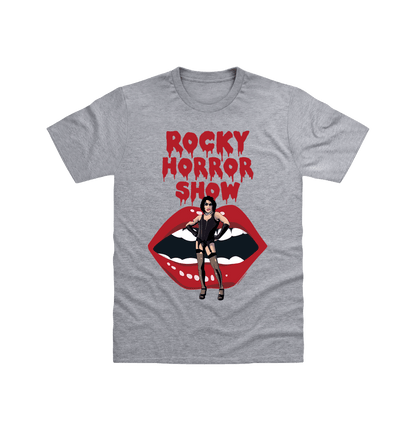 Rocky Horror Show Dr Frank N Furter With Lips Adult T-Shirt-Rocky Horror Merch Store