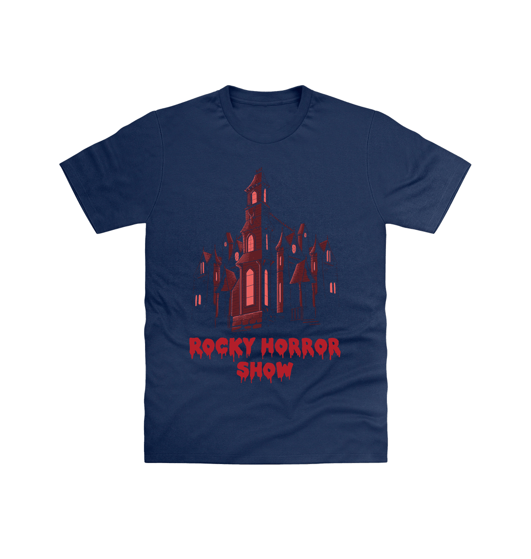 Rocky Horror Show Dr Frank N Furter's Mansion Adult T-Shirt-Rocky Horror Merch Store