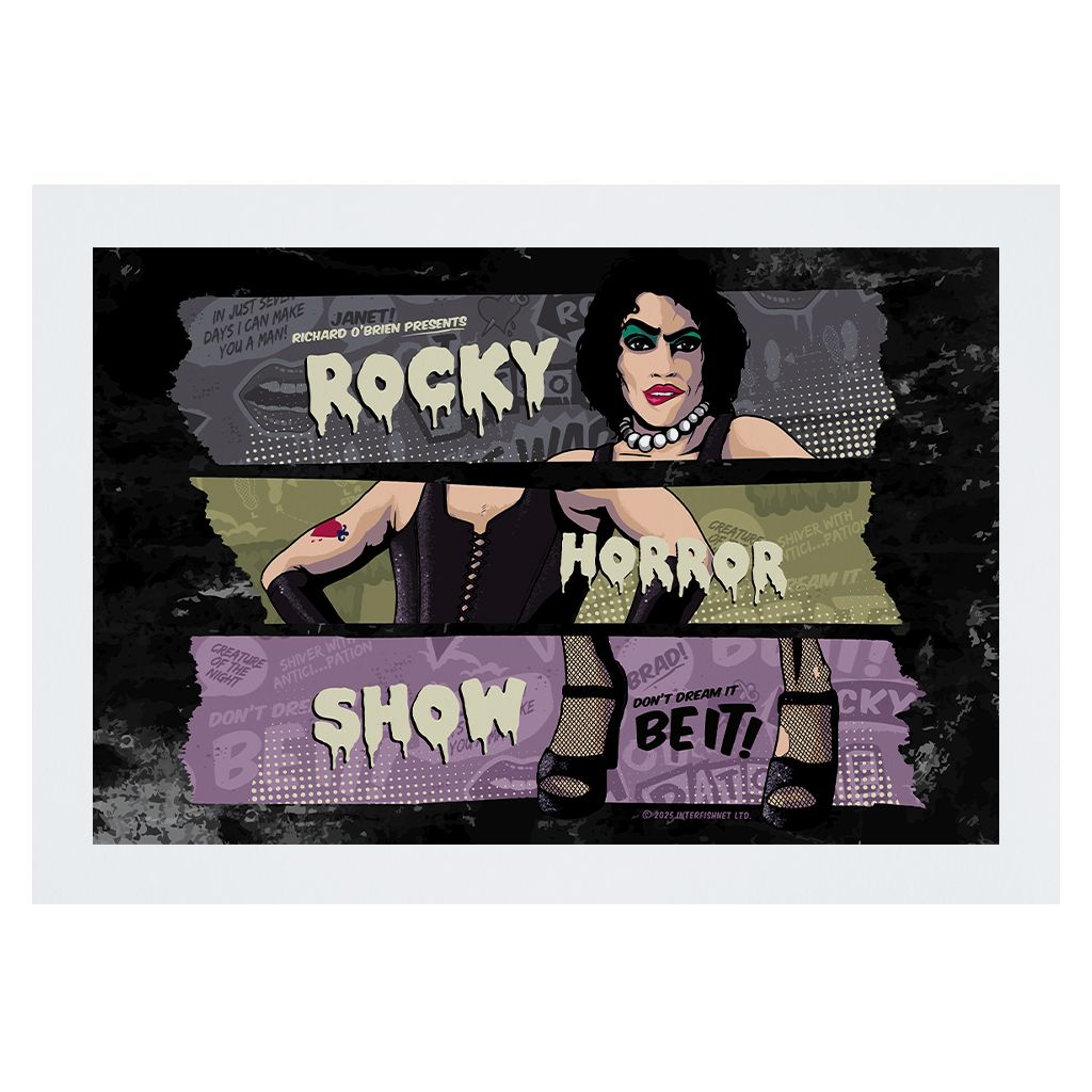 Rocky Horror Show Dr Frank N Furter Don't Dream It Be It A4 Print-Rocky Horror Merch Store