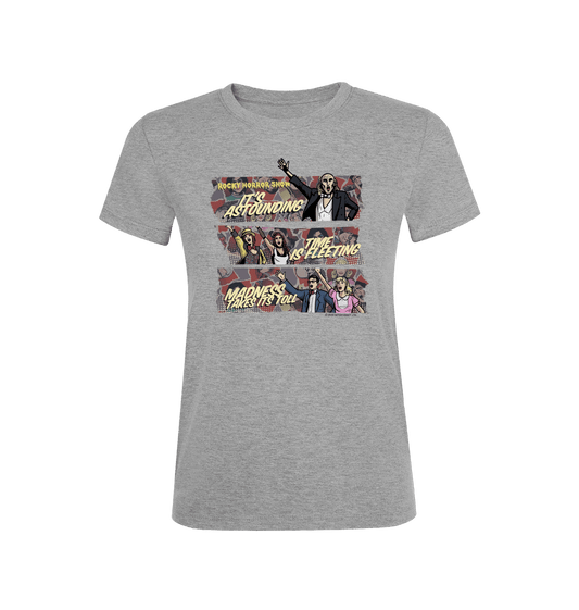 Rocky Horror Show Time Warp Lyrics Women's T-Shirt-Rocky Horror Merch Store