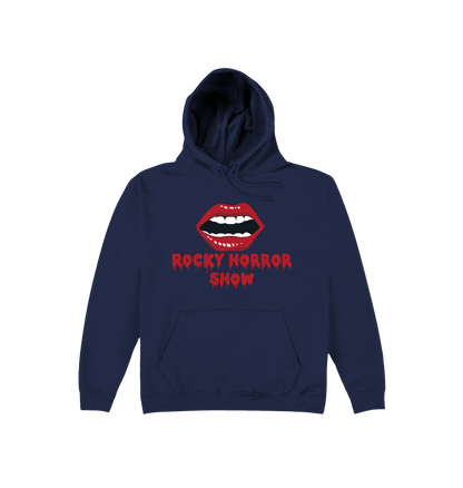 Rocky Horror Show Open Glossy Lips Adult Hooded Sweatshirt-Rocky Horror Merch Store