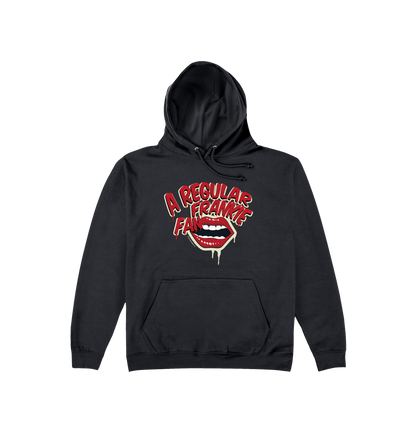 Rocky Horror Show A Regular Frankie Fan Mouth Adult Hooded Sweatshirt-Rocky Horror Merch Store