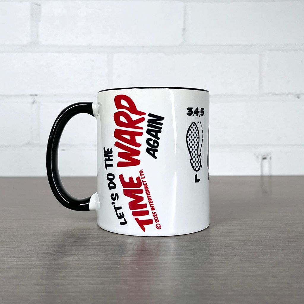 Rocky Horror Show Time Warp Dance Moves Two Colour Mug-Rocky Horror Merch Store