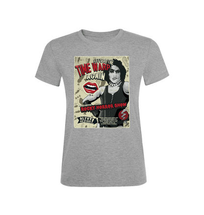 Rocky Horror Show Dr Frank N Furter Time Warp Alive On Stage Women's T-Shirt-Rocky Horror Merch Store