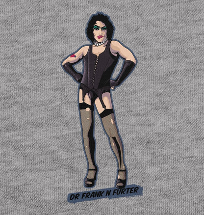 Rocky Horror Show Dr Frank N Furter Tights And Heels Adult T-Shirt-Rocky Horror Merch Store